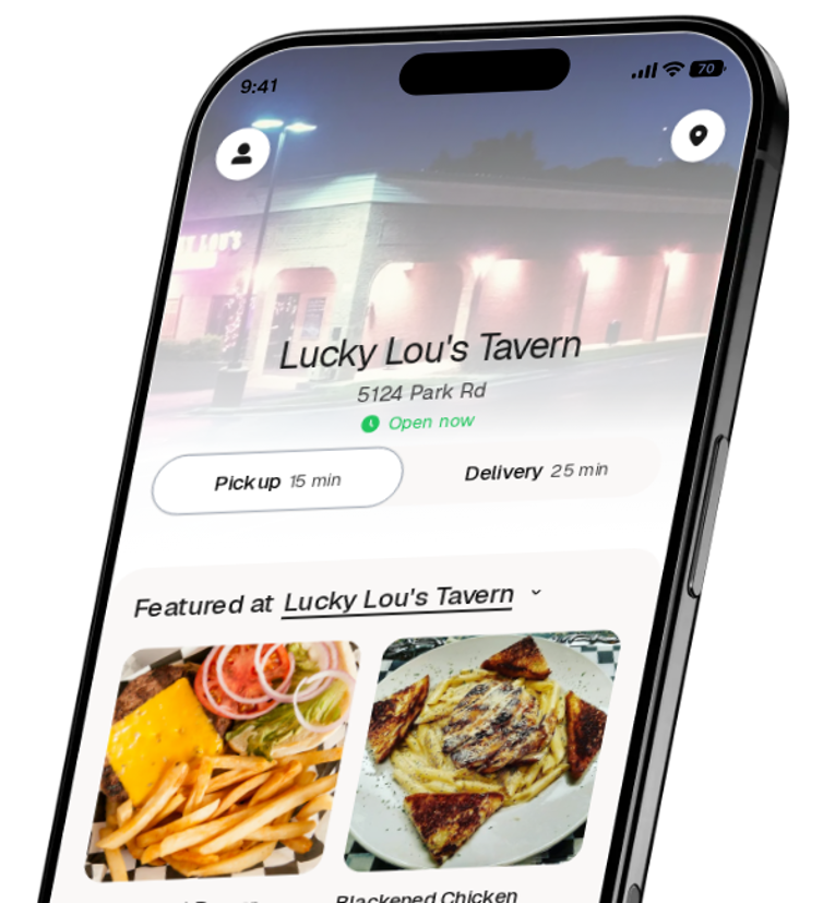 Lucky Lou's Tavern app preview