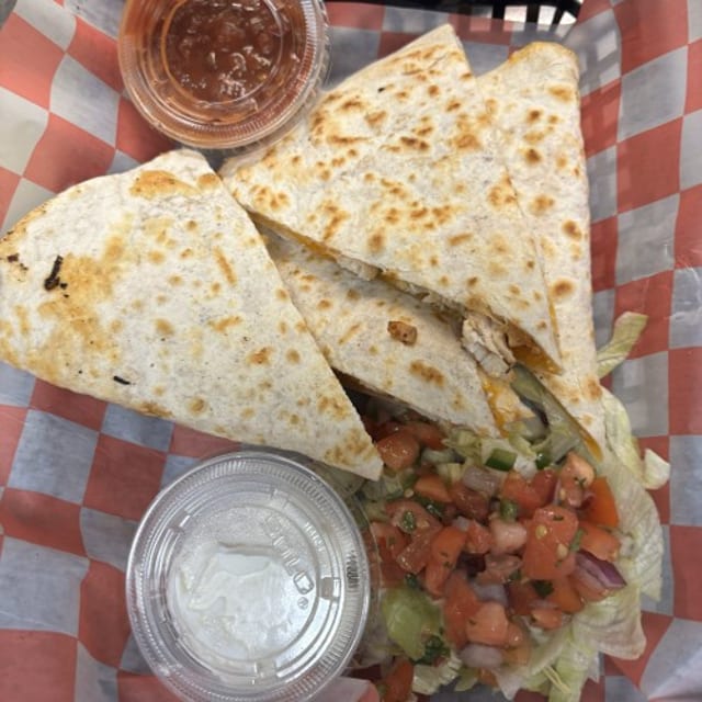 Chicken Quesadilla.