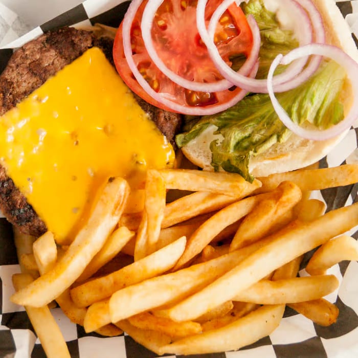 Old Faithful Burger.